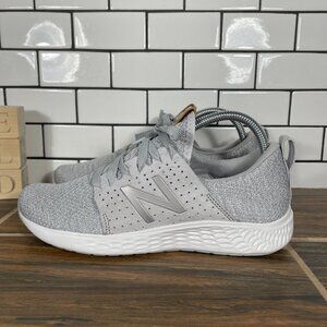 New Balance Fresh Foam Sport v1 Womens Size 8 Running Shoes Gray Low Sneakers